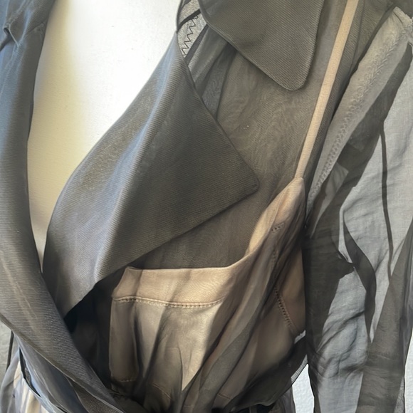 Maison Margiela 1 sheer black coat No offers please price firm Size 42 Italian - Picture 9 of 17